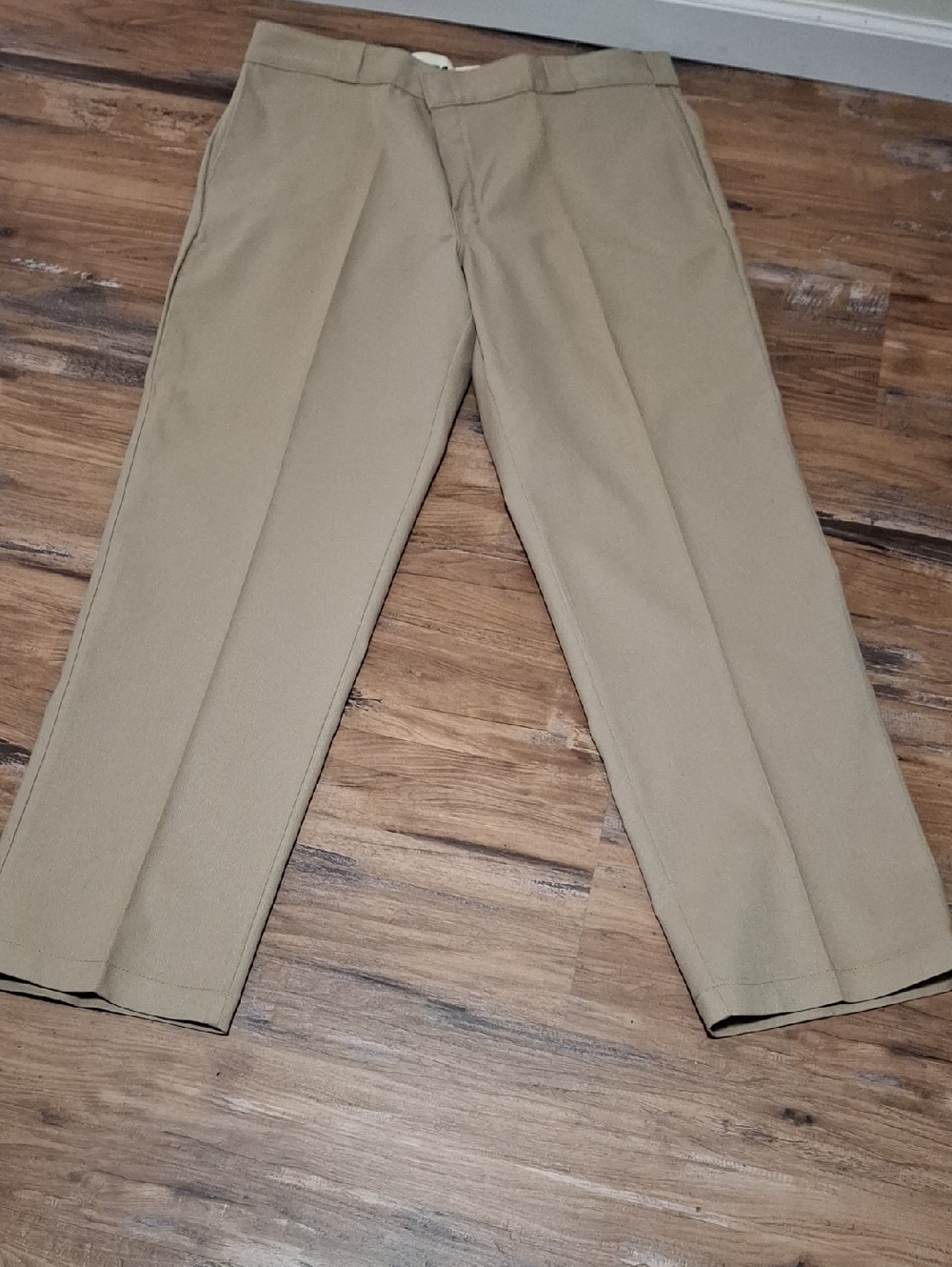 Dickies Men's Khaki/Tan Straight-Leg Chinos